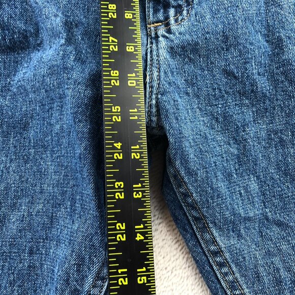 Wrangler Mens Work Jeans Size 38x30 Straight Leg Classic Relaxed Blue Denim - Picture 6 of 16